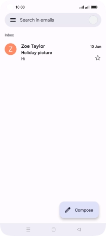 Press the profile icon.