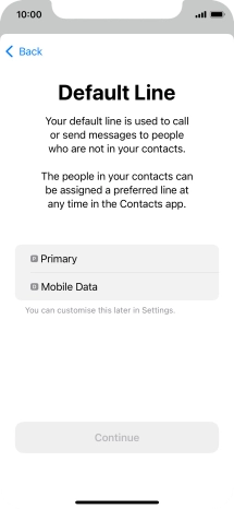 Press the required price plan.