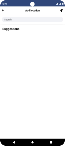 Press the search field and key in the required search word.