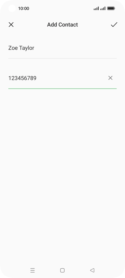 Press the save icon. Press the save icon.