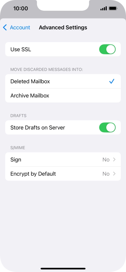 Press the indicator next to Press the indicator next to