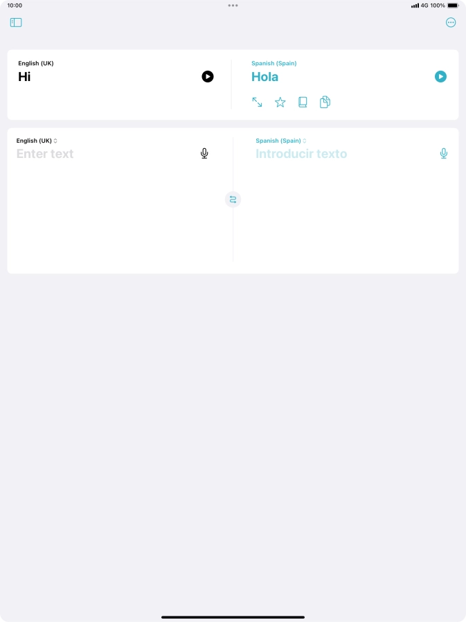 Press the screen size icon.