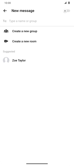 Press the field next to 