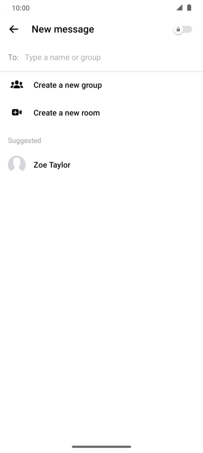 Press the field next to 