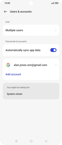 Press the Home key to return to the home screen.