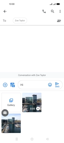 Press Gallery and go to the required folder. Press Gallery and go to the required folder.