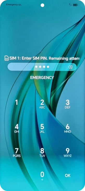 If you're asked to key in your PIN, do so and press OK. If you're asked to key in your PIN, do so and press OK.