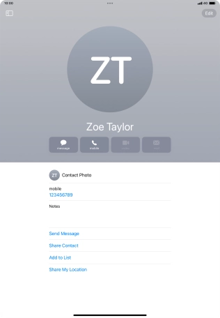 Slide your finger upwards starting from the bottom of the screen to return to the home screen.