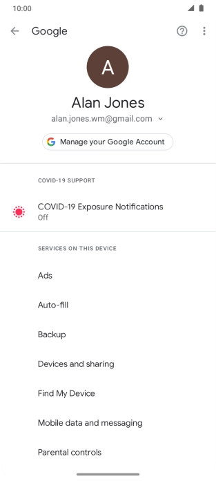 Press Find My Device.