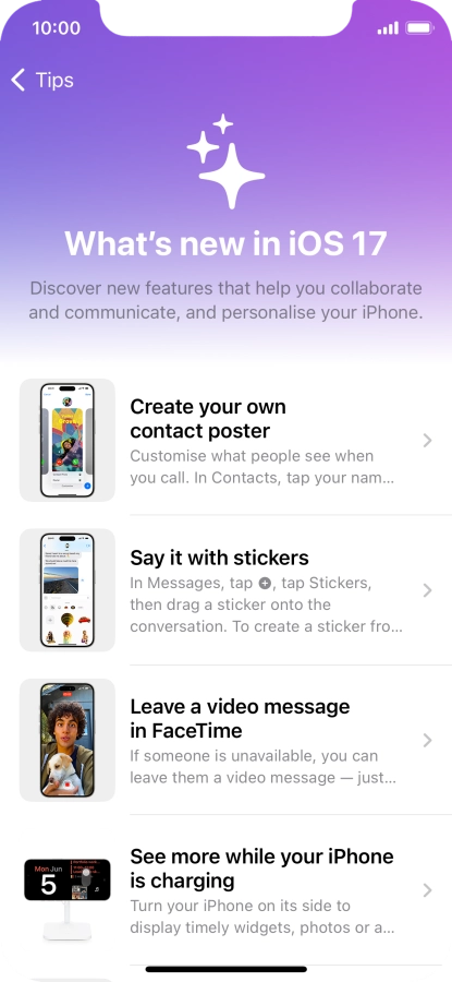 Slide your finger upwards starting from the bottom of the screen to return to the home screen.