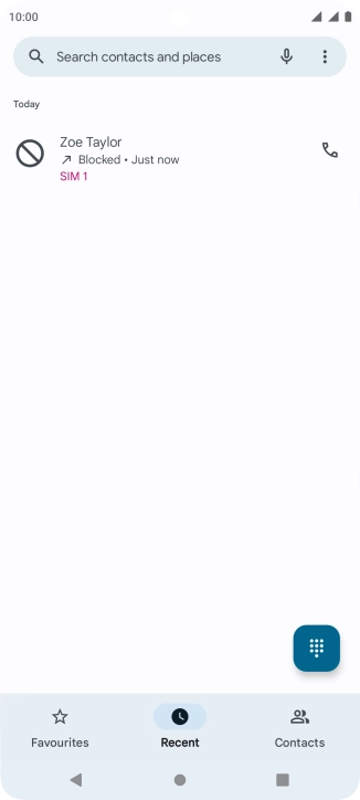 Press the Home key to return to the home screen.
