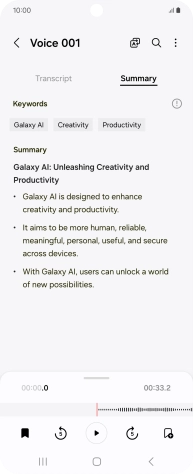 Press the Return key to save the changes.