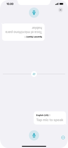 Press the end icon to end two-way view.