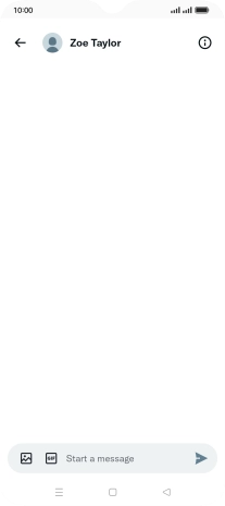 Press the text input field.