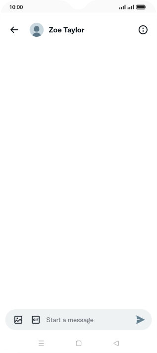 Press the text input field.