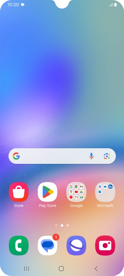 The text/picture message icon shows that you've received a new text or picture message.