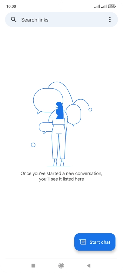 Press Start chat. Press Start chat.