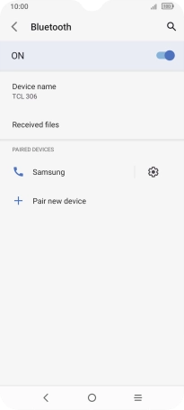Press the Home key to return to the home screen.