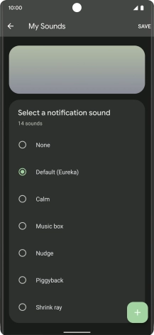 Press the required message tone to hear it.