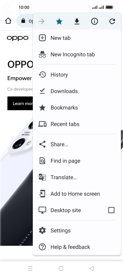 Press the star. Press the star.