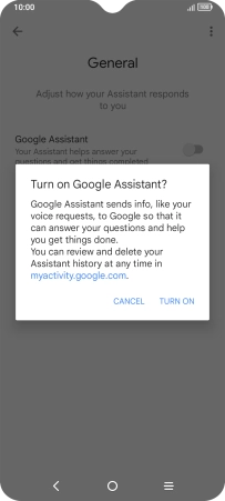 If you turn on the function, press TURN ON. If you turn on the function, press TURN ON.