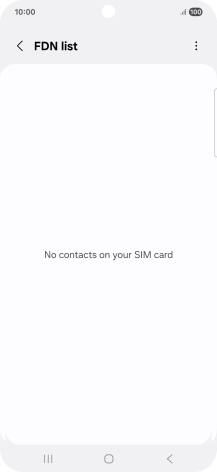 Press the menu icon.