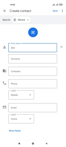 Press Surname and key in the required last name.