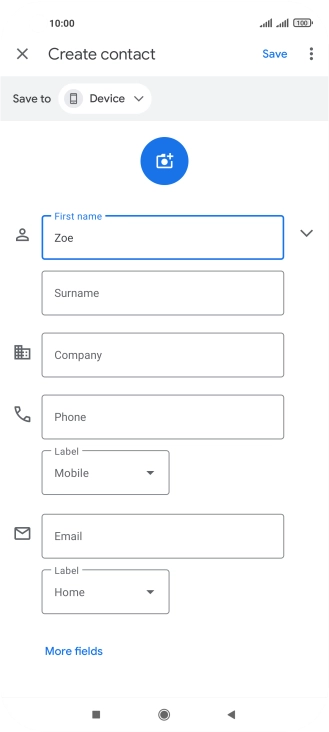 Press Surname and key in the required last name.