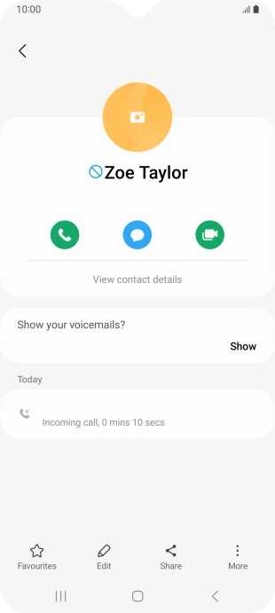 Press the Home key to return to the home screen.