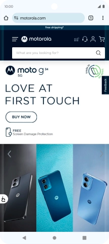 Press the profile icon. Press the profile icon.