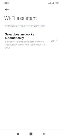 Press Select best networks automatically.