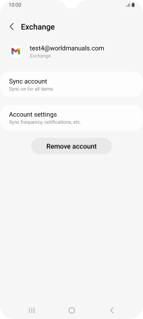 Press Account settings. Press Account settings.