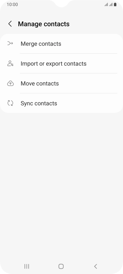 Press Merge contacts. Press Merge contacts.