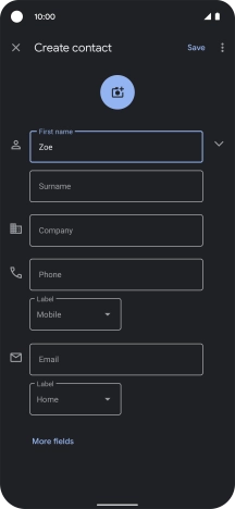 Press Surname and key in the required last name.
