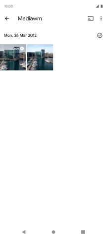 Press and hold any picture or video.