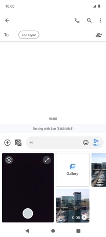 Press Gallery and go to the required folder.