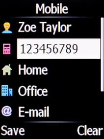 Press the Navigation key.