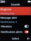 Select Vibration to turn the function on or off.