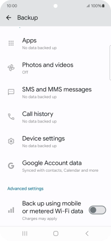 Press the indicator next to Press the indicator next to