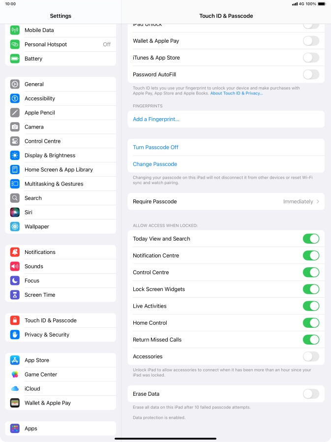 Press the indicator next to Press the indicator next to