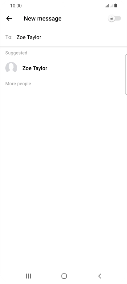 Press the required contact.