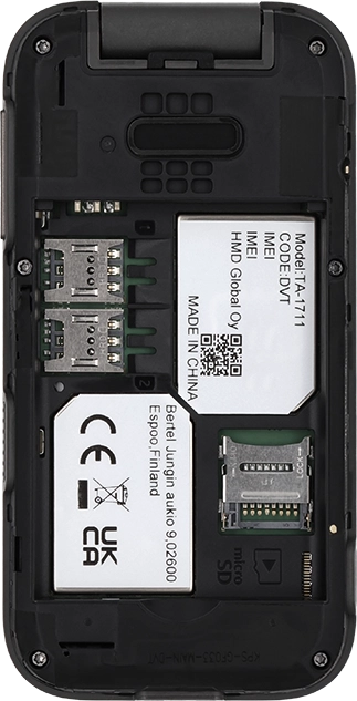 Place your SIM as illustrated next to the first SIM holder.