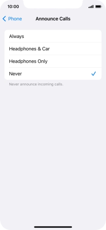 Press Always to turn on the function when silent mode is turned off.