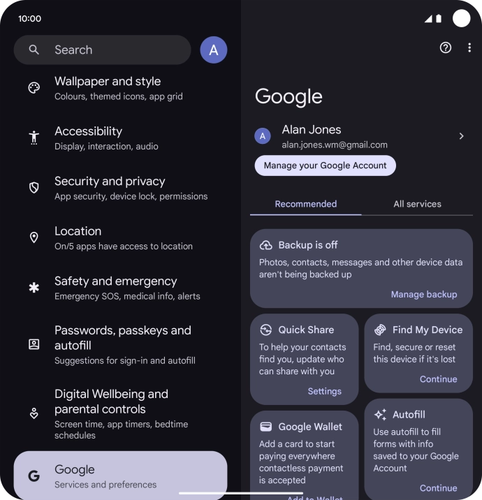 Press All services. Press All services.