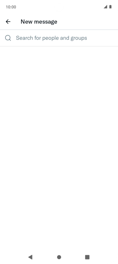 Press the search field.