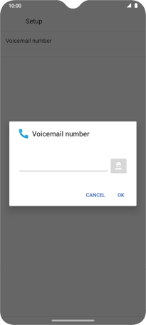 Key in +447836121121 and press OK.