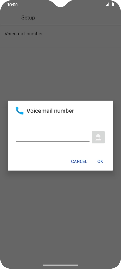 Key in +447836121121 and press OK.