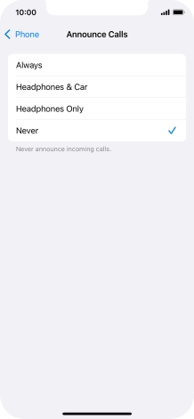 Press Always to turn on the function when silent mode is turned off.
