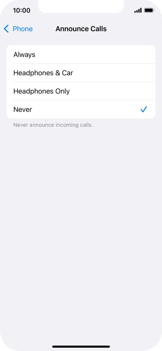 Press Always to turn on the function when silent mode is turned off.