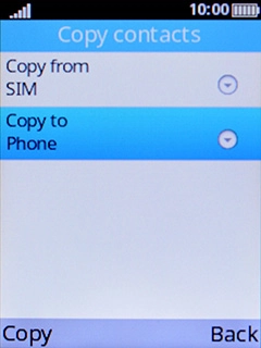 Select Copy.